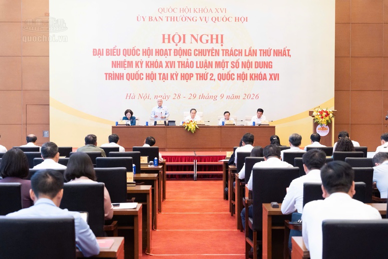 Bế mạc Hội nghị đại biểu Quốc hội hoạt động chuy&ecirc;n tr&aacute;ch lần thứ nhất- Ảnh 1.