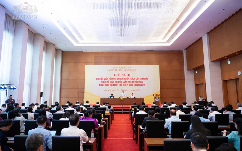 Đại biểu Quốc hội hoạt động chuyên trách thảo luận về nhóm dự án luật thuộc lĩnh vực hành chính, tư pháp