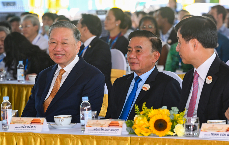 Tổng Bí thư, Chủ tịch nước Tô Lâm dự Lễ khởi công Dự án đầu tư bảo quản, tu bổ, phục hồi Điện Kính Thiên- Ảnh 1.