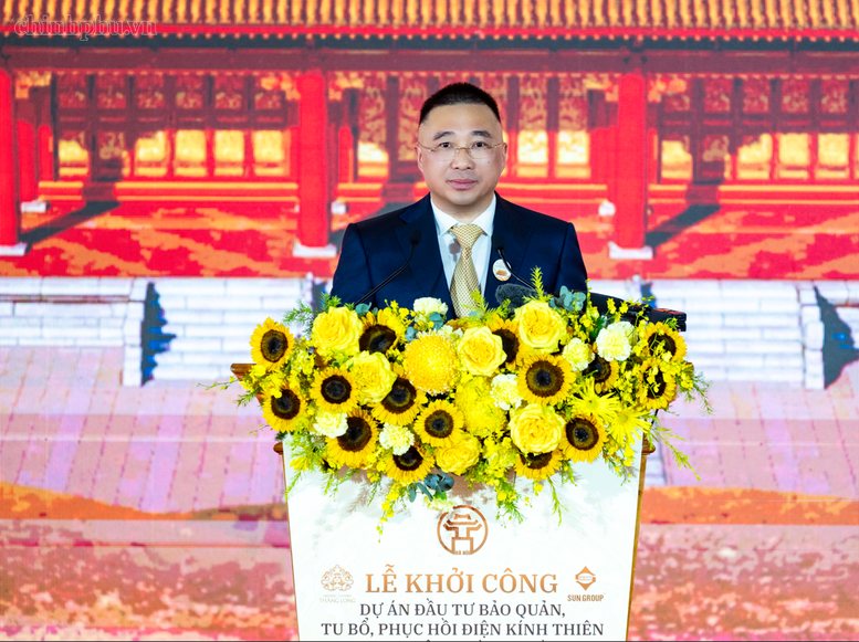 Tổng Bí thư, Chủ tịch nước Tô Lâm dự Lễ khởi công Dự án đầu tư bảo quản, tu bổ, phục hồi Điện Kính Thiên- Ảnh 6.
