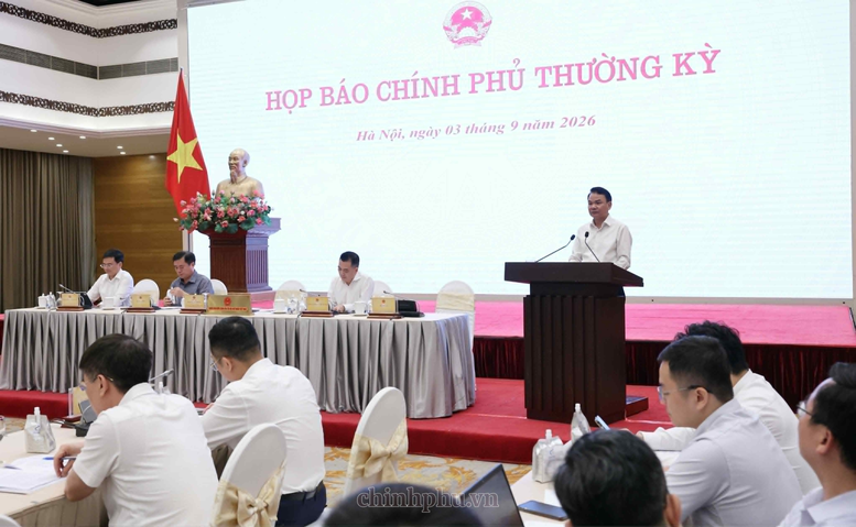 Họp báo Chính phủ thường kỳ tháng 8: Kinh tế vĩ mô ổn định, các cân đối lớn được bảo đảm- Ảnh 1.