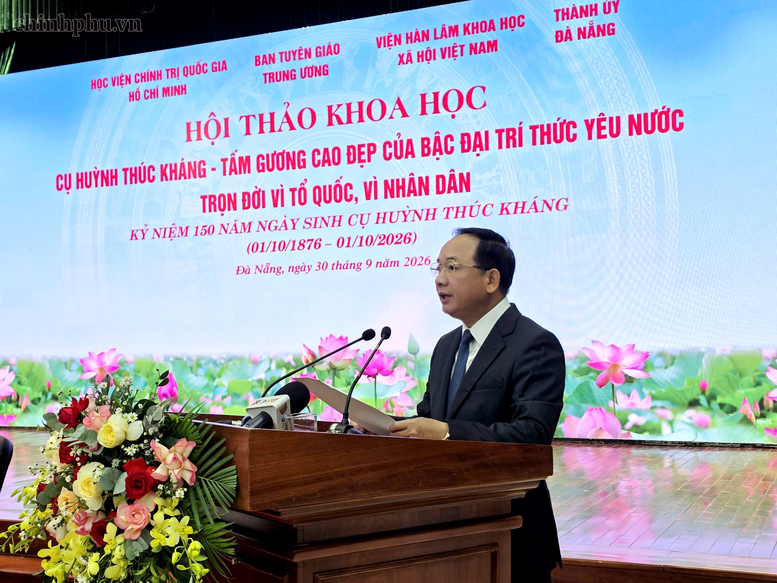 Cụ Huỳnh Thúc Kháng - Tấm gương cao đẹp của bậc đại trí thức yêu nước- Ảnh 1.