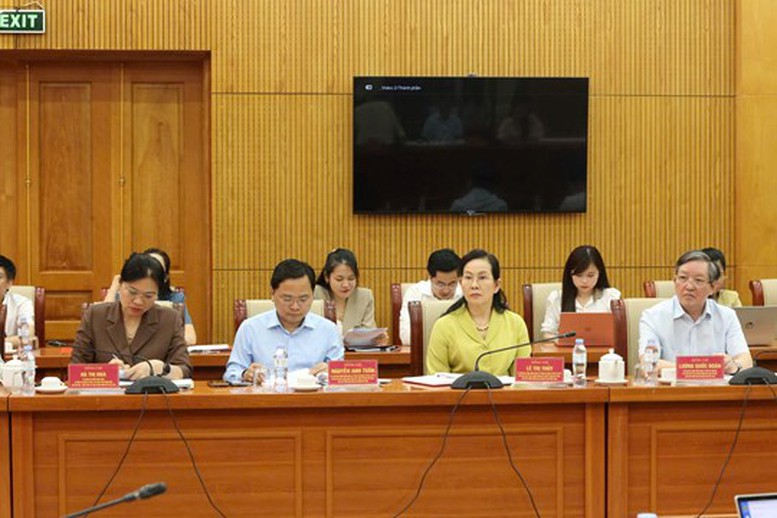 Thông qua dự thảo kết quả kiểm tra đối với Ban Thường vụ Đảng ủy MTTQ, các đoàn thể Trung ương- Ảnh 2.