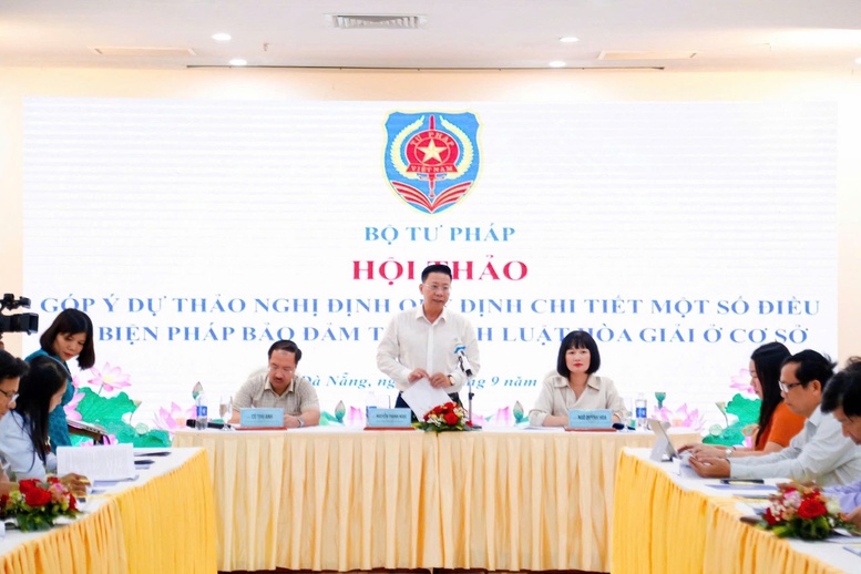 Góp ý dự thảo Nghị định quy định về thi hành Luật Hòa giải ở cơ sở- Ảnh 1.