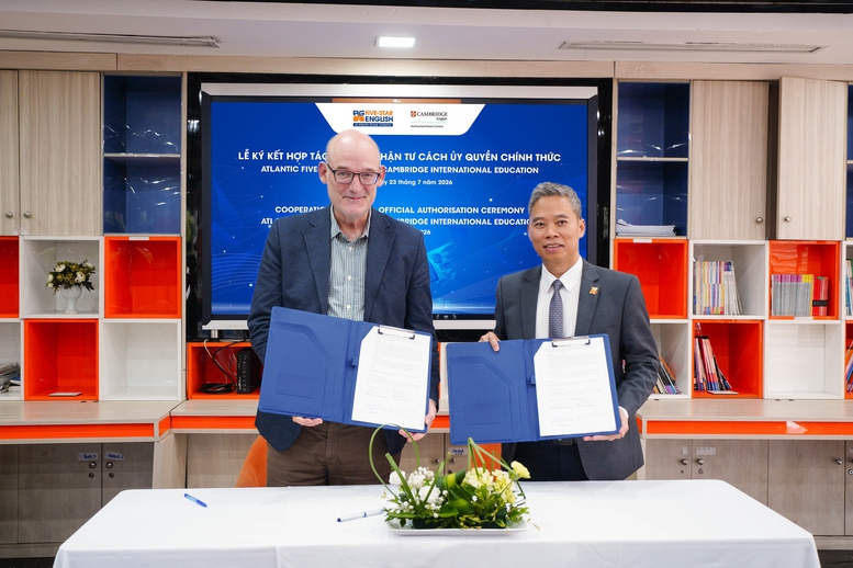 Atlantic Five-Star English chính thức trở thành đơn vị được ủy quyền của Cambridge International Education tại Việt Nam- Ảnh 1.