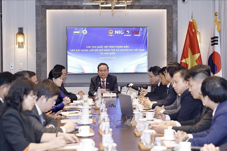 Chủ tịch Quốc hội&nbsp;gặp mặt thành viên Mạng lưới Đổi mới sáng tạo và chuyên gia Việt Nam tại Hàn Quốc- Ảnh 2.