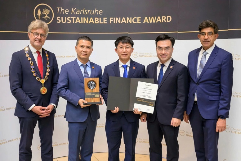 Cao tốc Hà Nội - Hải Phòng được vinh danh tại Giải thưởng Tài chính Bền vững Karlsruhe 2026- Ảnh 1.