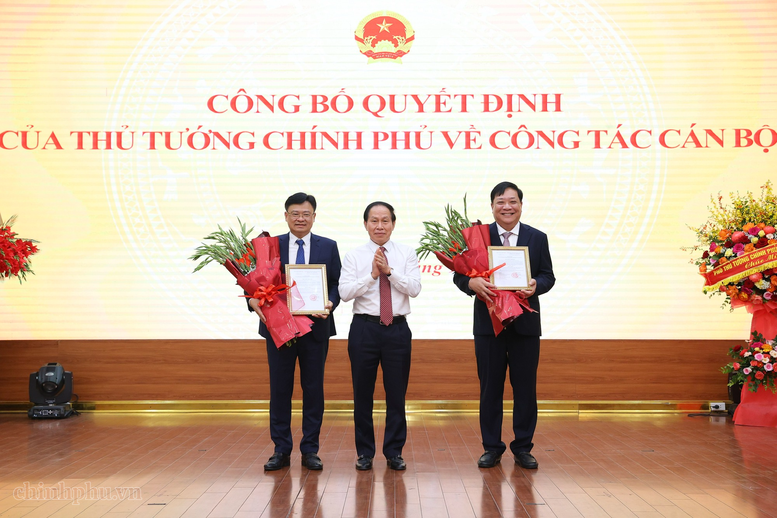 Phó Thủ tướng Lê Tiến Châu trao Quyết định bổ nhiệm 2 Phó Tổng Thanh tra Chính phủ- Ảnh 1.