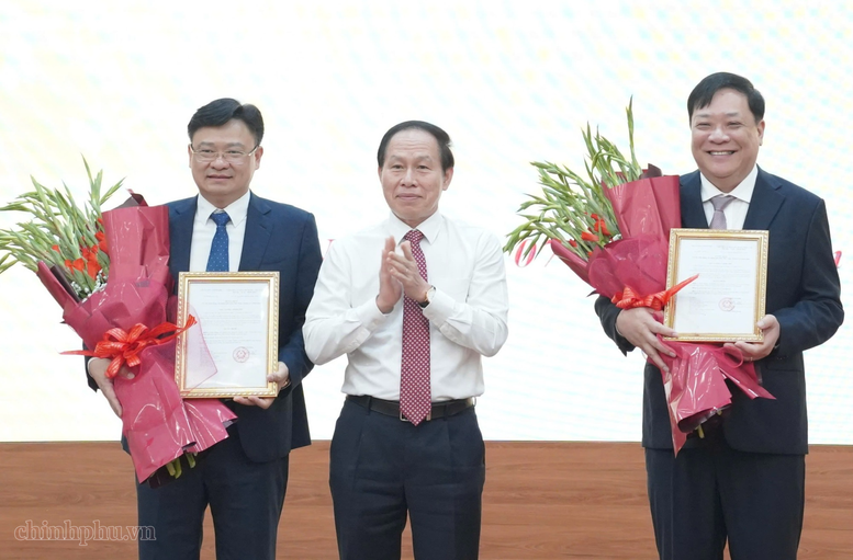 Phó Thủ tướng Lê Tiến Châu trao Quyết định bổ nhiệm 2 Phó Tổng Thanh tra Chính phủ- Ảnh 2.