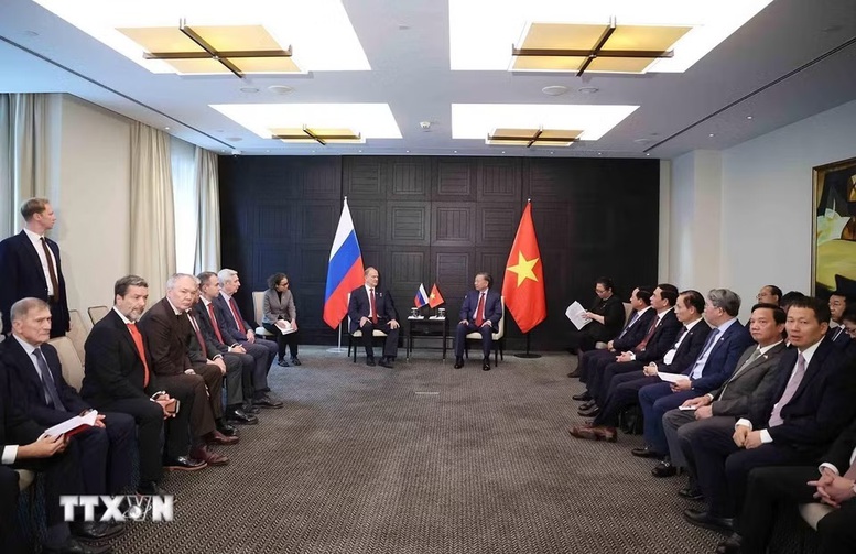 Tổng Bí thư, Chủ tịch nước Tô Lâm tiếp Chủ tịch Đảng Cộng sản Liên bang Nga- Ảnh 3.