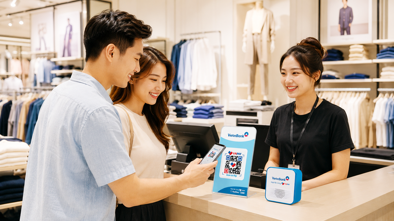 VietinBank phối hợp VNPAY trang bị loa thông báo giao dịch cho hộ kinh doanh đăng ký giải pháp thanh toán số- Ảnh 1.
