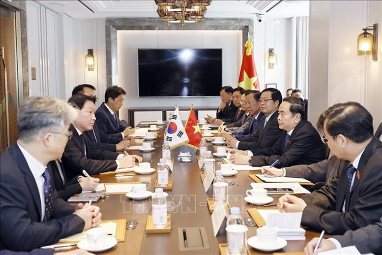Chủ tịch Quốc hội Trần Thanh Mẫn tiếp lãnh đạo một số tập đoàn lớn của Hàn Quốc- Ảnh 4.