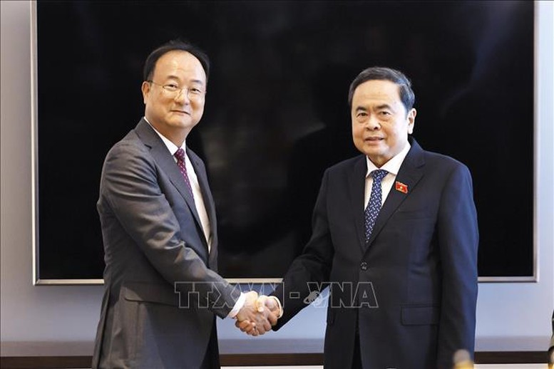 Chủ tịch Quốc hội Trần Thanh Mẫn tiếp lãnh đạo một số tập đoàn lớn của Hàn Quốc- Ảnh 5.