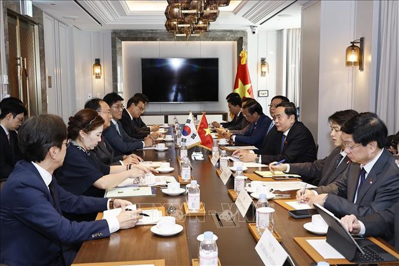 Chủ tịch Quốc hội Trần Thanh Mẫn tiếp lãnh đạo một số tập đoàn lớn của Hàn Quốc- Ảnh 6.