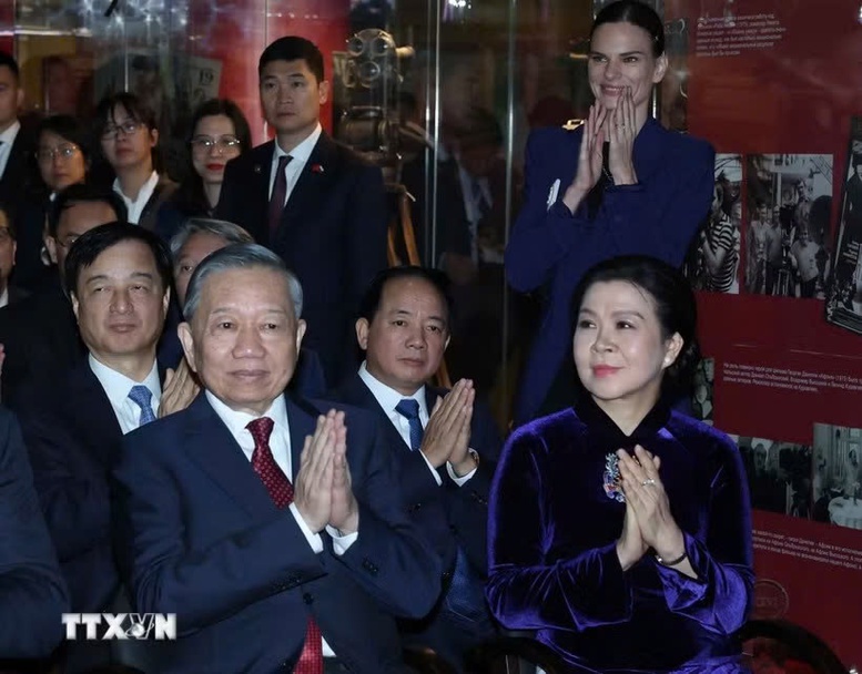 Tổng Bí thư, Chủ tịch nước dự khai trương Không gian Di sản và Kết nối văn hóa Việt - Nga- Ảnh 1.