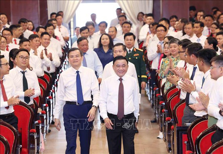 Thường trực Ban Bí thư dự Lễ khai giảng tại Học viện Chính trị quốc gia Hồ Chí Minh- Ảnh 1.