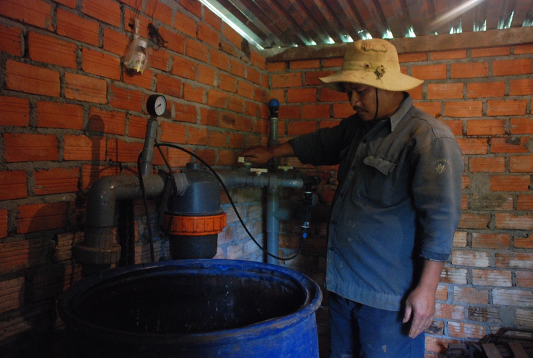 Gỡ khó cho mô hình tưới tiết kiệm