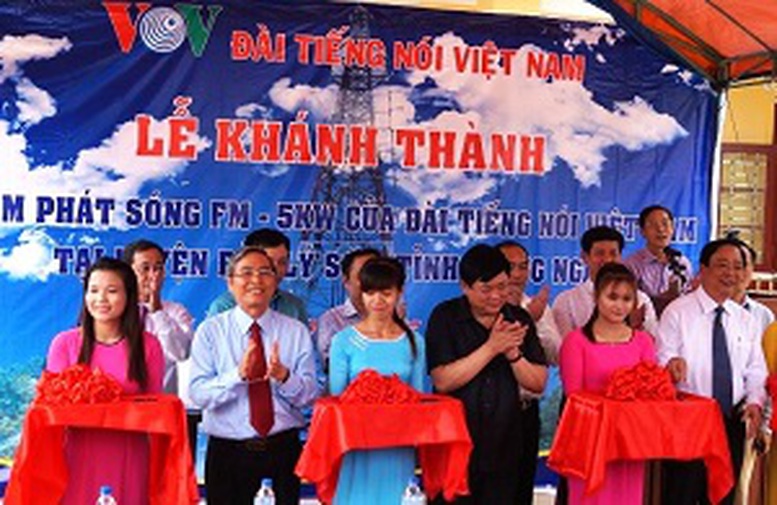 VOV khánh thành trạm phát sóng FM trên đảo Lý Sơn