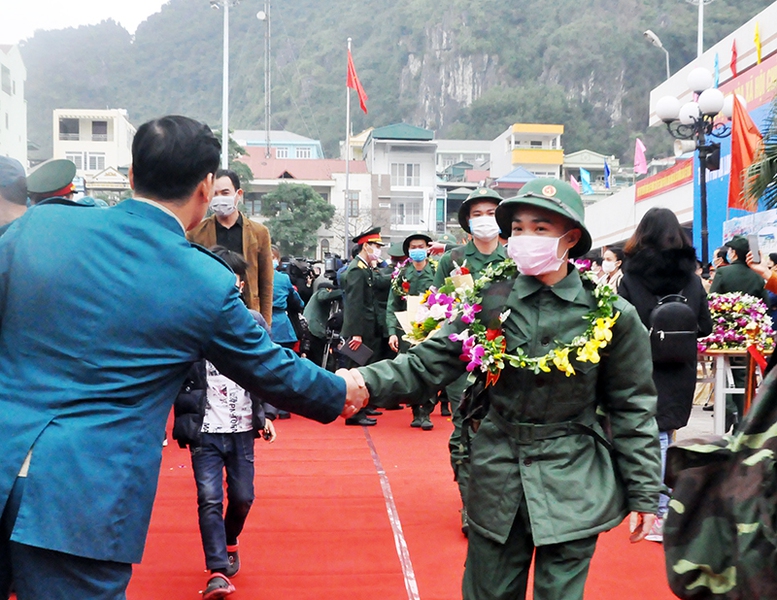 9 tỉnh, thành phố Quân khu 3 giao quân 