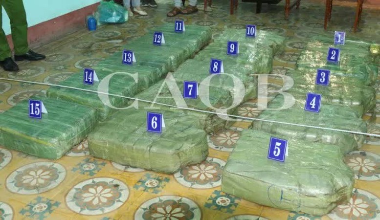 Phá đường dây ma túy lớn, thu hơn 3 tạ ma túy đá