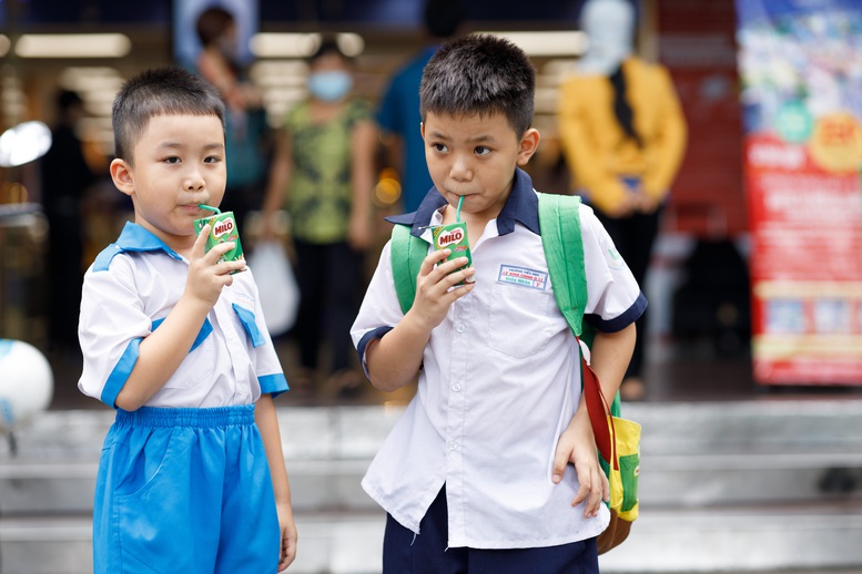 Nestle’ Milo tặng hơn 2 triệu hộp sữa cho trẻ em