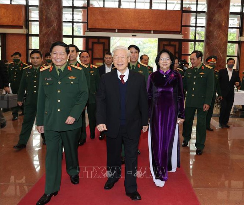 Chùm ảnh: Tổng Bí thư, Chủ tịch nước chủ trì Hội nghị Quân chính toàn quân