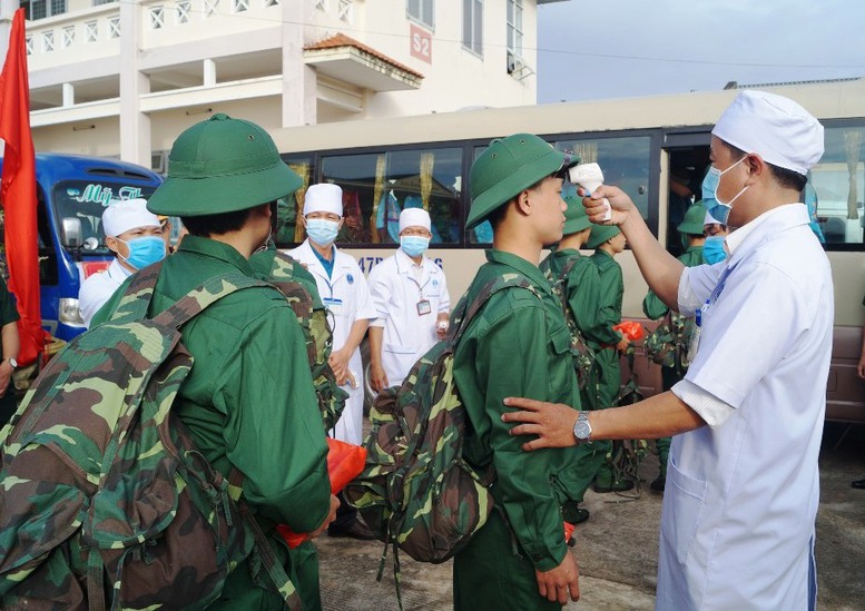 Bảo đảm các biện pháp phòng, chống dịch COVID-19 tại lễ giao quân