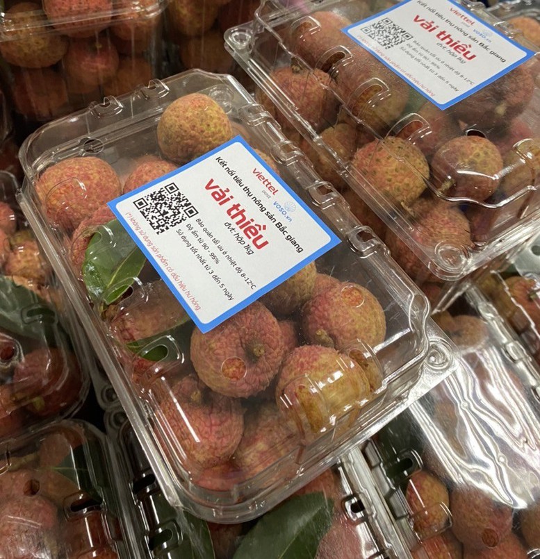 Viettel Post góp sức đưa vải thiều sang thị trường Đức 