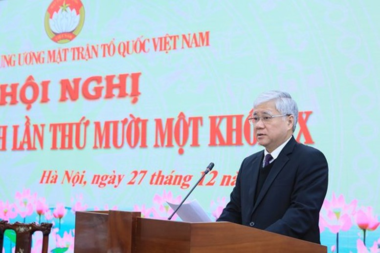 Ba trọng tâm của công tác mặt trận năm 2022