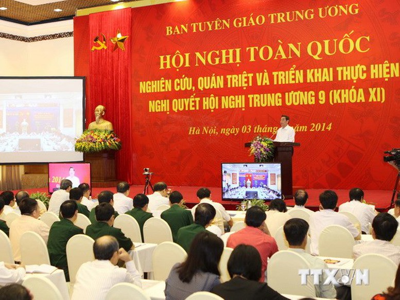 Hội nghị toàn quốc quán triệt, triển khai Nghị quyết TW 9