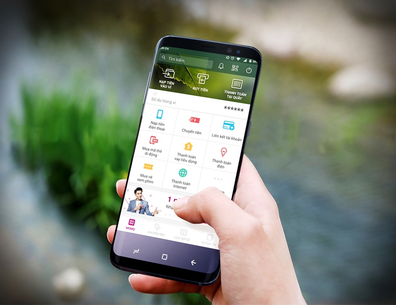 Khách hàng BIDV nhận nhiều khuyến mãi khi dùng ví điện tử MoMo