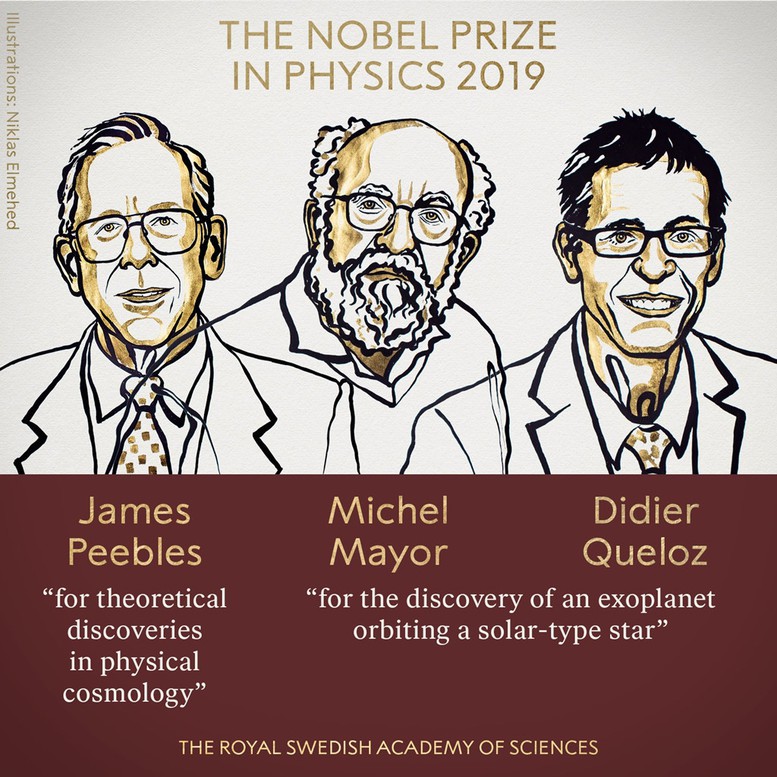 Nobel Vật lý vinh danh những khám phá mở ra cuộc cách mạng trong lĩnh vực thiên văn