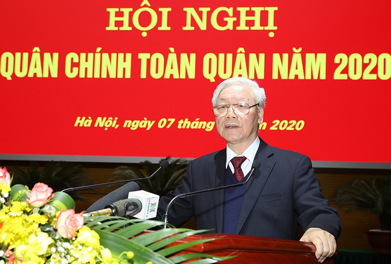 Phát biểu của Tổng Bí thư, Chủ tịch nước tại Hội nghị Quân chính toàn quân năm 2020