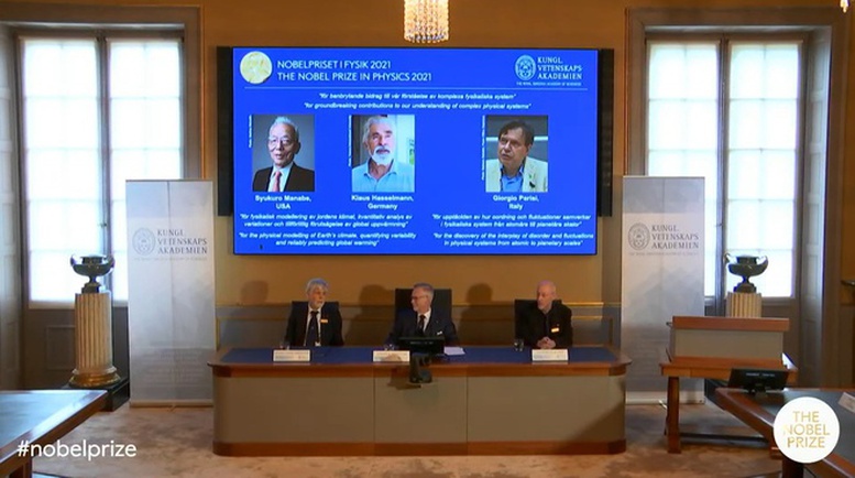 Nobel Vật lý 2021 cho nghiên cứu về sự nóng lên toàn cầu