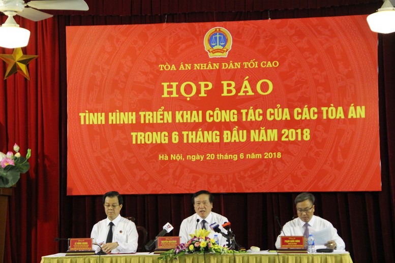 Ngành tòa án tập trung hoà giải vụ việc dân sự và giải quyết vụ án hành chính