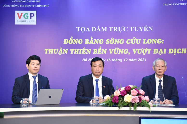 Nội dung Tọa đàm trực tuyến: Đồng bằng sông Cửu Long: Thuận thiên bền vững, vượt đại dịch