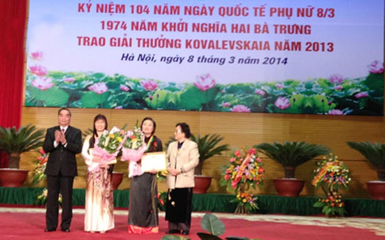 Hai nhà nữ khoa học xuất sắc nhận Giải thưởng Kovalevskaia