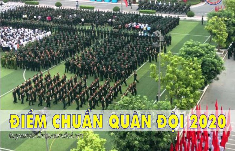 Điểm chuẩn tuyển sinh các trường quân sự năm 2020