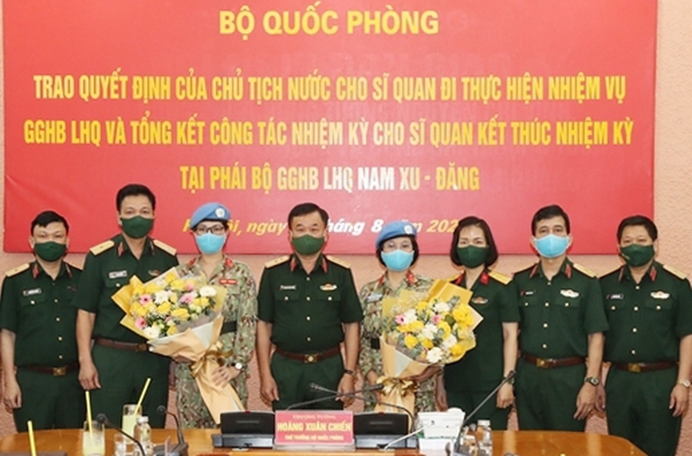 Chủ tịch nước cử nữ “Sứ giả” thực hiện nhiệm vụ gìn giữ hòa bình Liên Hợp Quốc