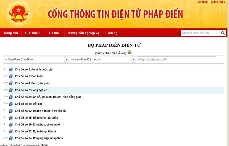 Phê duyệt kết quả pháp điển hệ thống quy phạm pháp luật