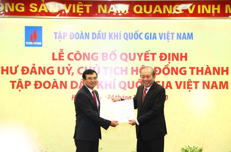 Phó Thủ tướng Thường trực trao quyết định bổ nhiệm Chủ tịch Tập đoàn Dầu khí