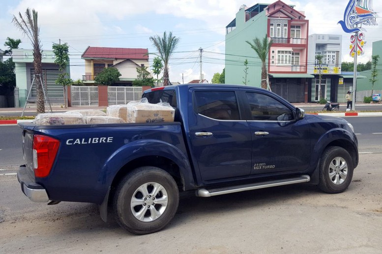 Kích thước hàng hóa được phép chở trên xe bán tải