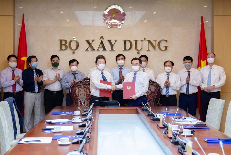 Bộ Xây dựng, Bộ Khoa học và Công nghệ ký Chương trình hợp tác 2021 - 2025