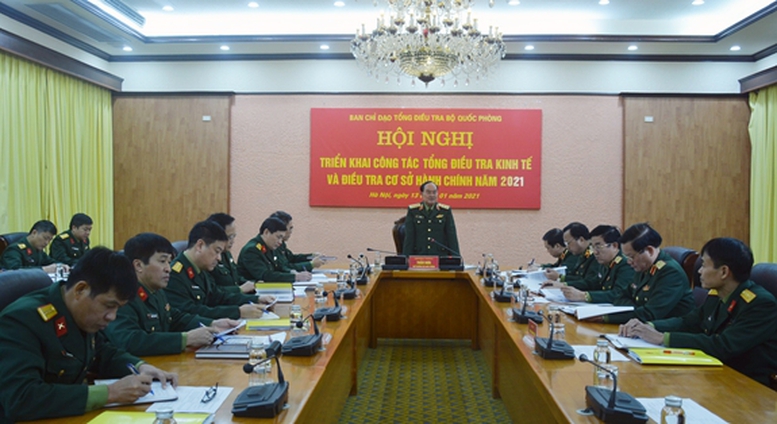 Bộ Quốc phòng triển khai công tác tổng điều tra kinh tế, cơ sở hành chính năm 2021 