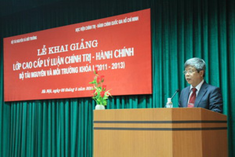 Bộ TN&MT: Khai giảng lớp cao cấp lý luận chính trị - hành chính khóa I