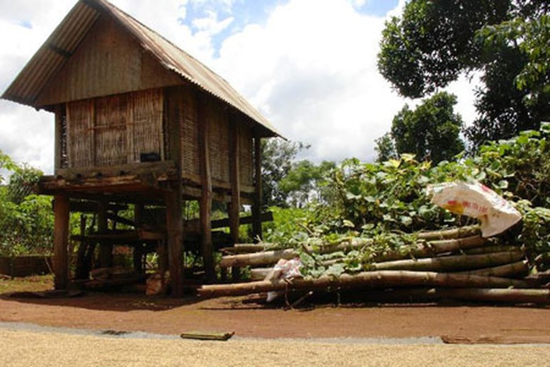 Kho thóc của người Barnah. Ảnh: Ngọc Linh