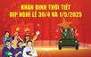 Infographics: Nhận định thời tiết dịp nghỉ lễ 30/4 và 01/5/2025