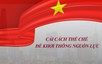 Cải cách thể chế để khơi thông nguồn lực