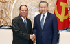 Tổng Bí thư, Chủ tịch nước Tô Lâm tiếp Thường trực Ban Bí thư Trung ương Đảng Nhân dân Cách mạng Lào