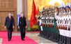 Thủ tướng Lê Minh Hưng chủ trì lễ đón chính thức Thủ tướng Liechtenstein
